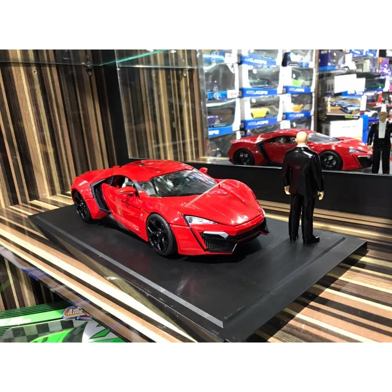 1/18 Diecast DOM Lukan Hypersport Red Miniature car by Jada