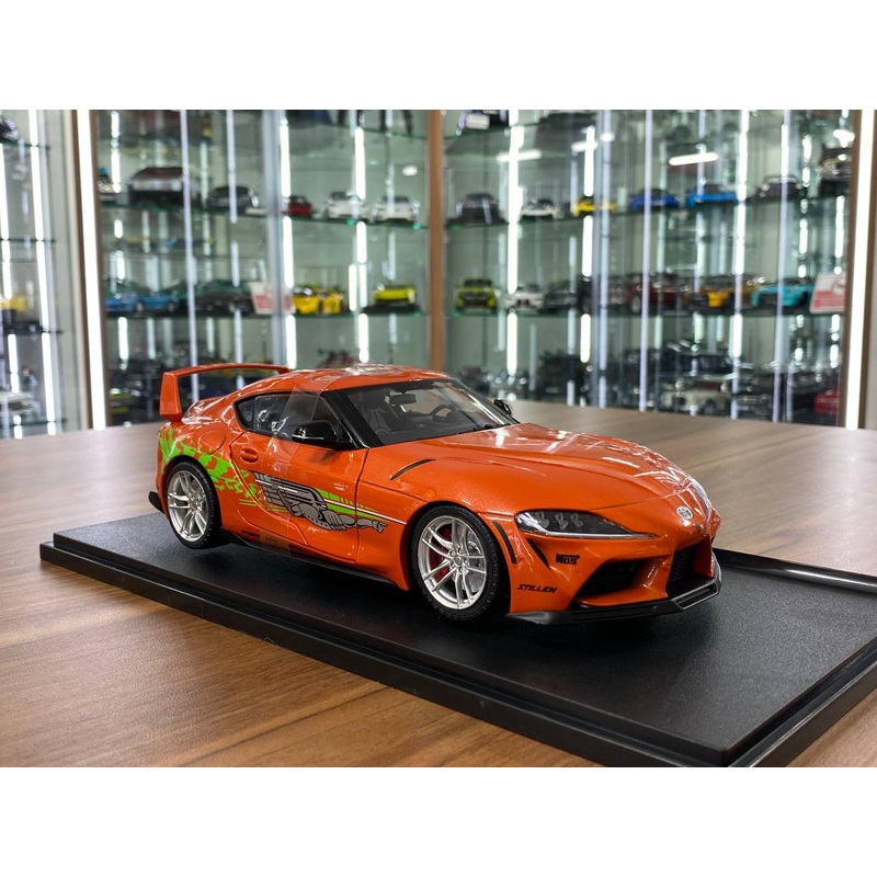 1/18 Diecast doors opening  Solido Toyota Supra GR Tribute 2024 Color - Orange