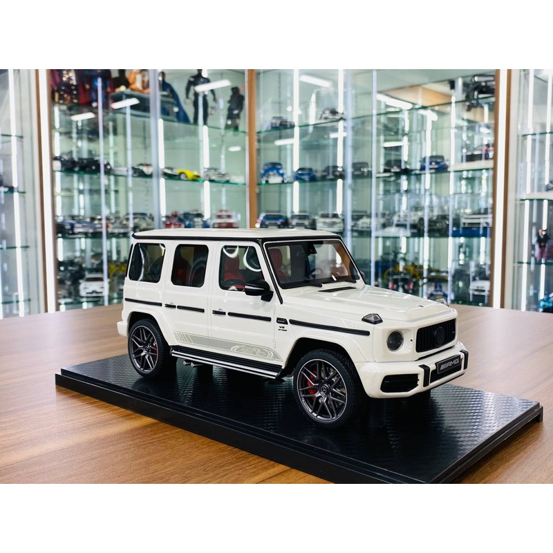 1/18 Diecast Mercedes Benz AMG G63 White GT Spirit Scale Model Car
