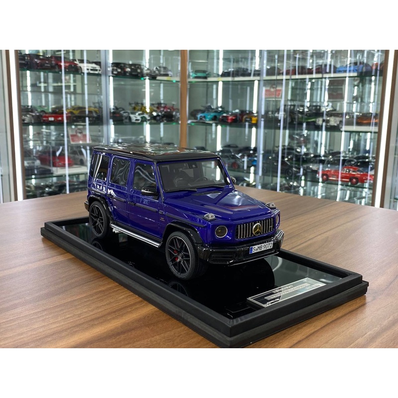1/18 Resin Motor Helix Mercedes Benz AMG G63 2019 Metallic Blue Limited 99 pcs