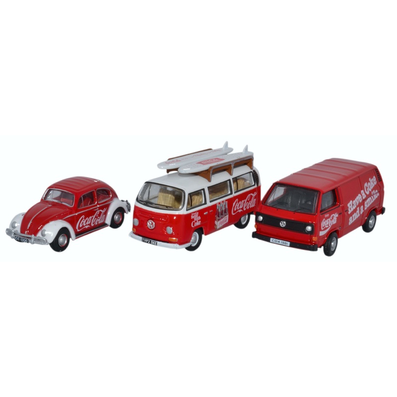 3 Piece VW Set Coca Cola