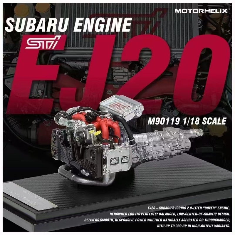 [ETA:  Dec 2025 ] Motorhelix 1/18 ABS Engine Model - Subaru EJ20