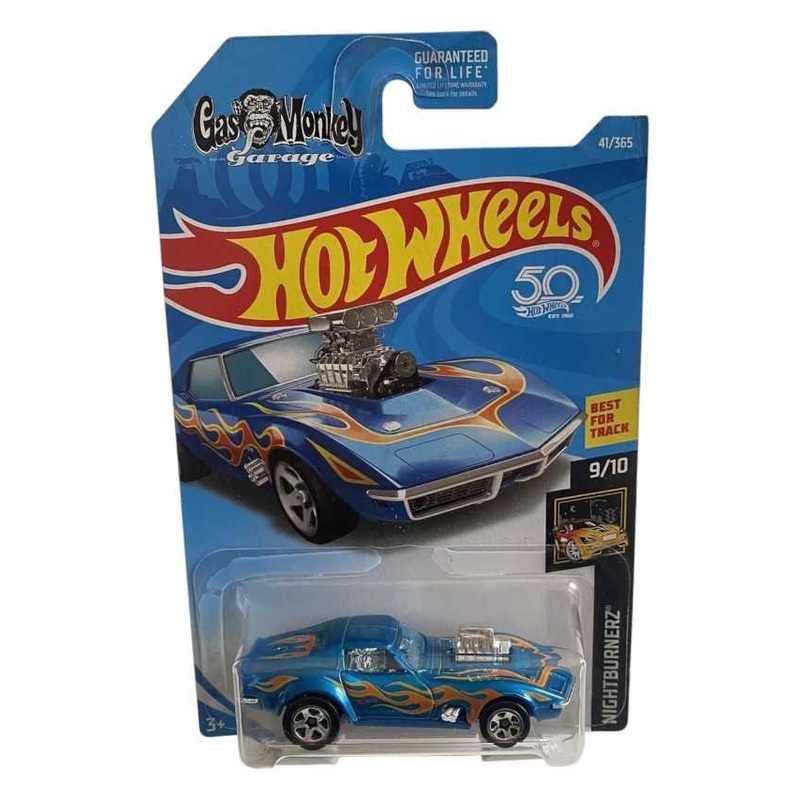 Hotwheels '68 Corvette -Gas Monkey Garage imported mainline 1:64 scale