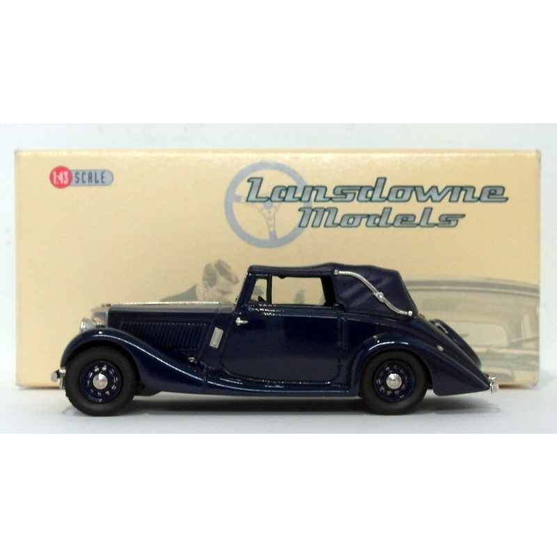 Lansdowne Models 1/43 Scale LDM47 - 1936 Railton Fairmile 3 Position DHC - Blue