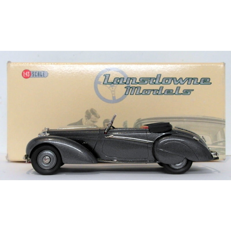 Lansdowne Models 1/43 Scale LDM78 - 1939 Lagonda V12 Rapide DHC - Gunmetal Grey