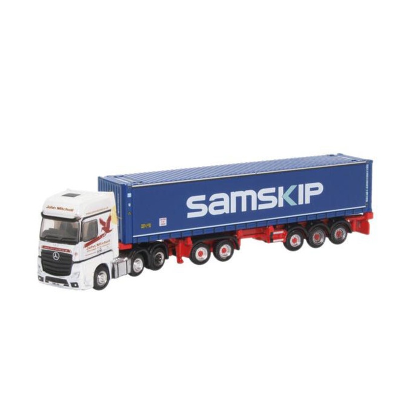 LKW Mercedes Actros D-TEC Combitrailer Trailer John Mitchel 