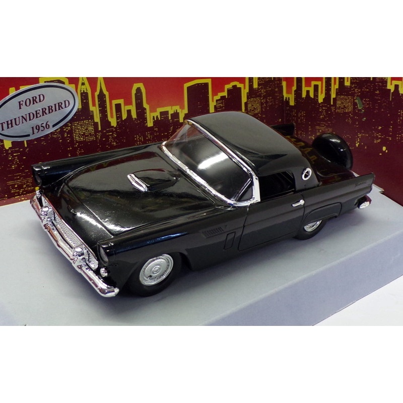 Mira 1/24 Scale Model Car 2522 - 1956 Ford Thunderbird - Black