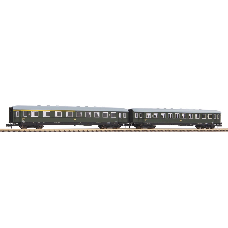 Passenger car set apron express train cars 1./2. Cl + 2. Cl DR Ep.III 2-piece