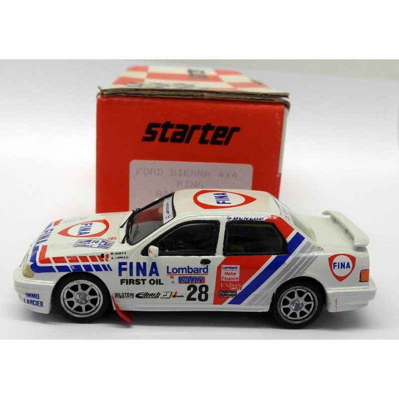 Starter 1/43 Scale built kit - 4X4 - Ford Sierra 4X4 Fina RAC Rally 1991 Duez