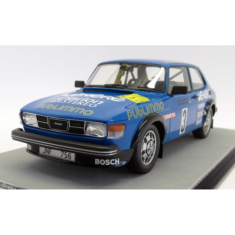 Tecnomodel 1/18 Scale T18-91D Saab 99 Turbo Swedish Rally 1981 #3 Blomqvist