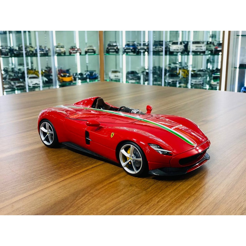 1/18 Diecast Ferrari Monza SP1 Red Bburago Scale Model Car