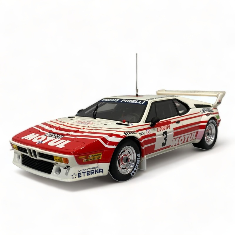 1/18 Resin OTTO BMW M1 Gr B#3 - White Miniature Car