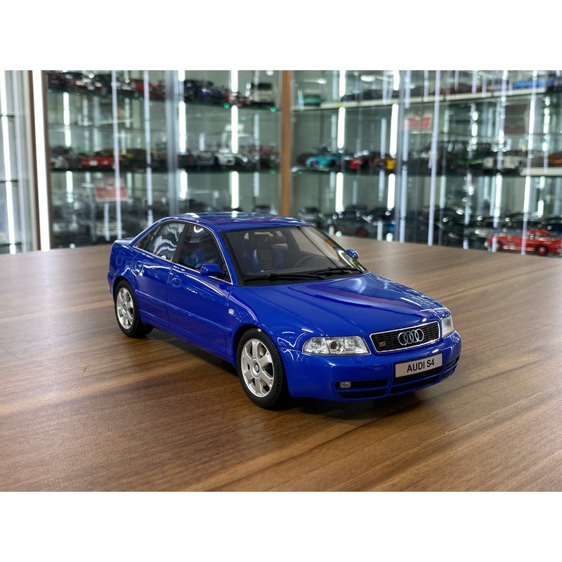 1/18 Resin Otto Mobile Audi S4 (B5) 2.7 Biturbo 1997 Blue Limited 3000 pcs
