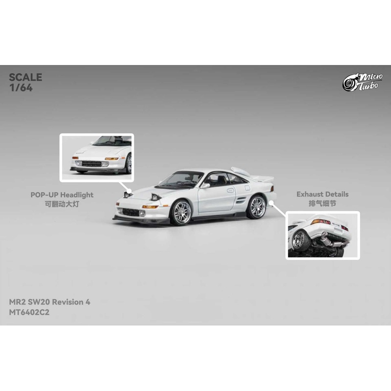 [ETA:  Dec 2025 ] Microturbo 1/64 MR2 Revision 4 Ver.2 Modified Metallic White