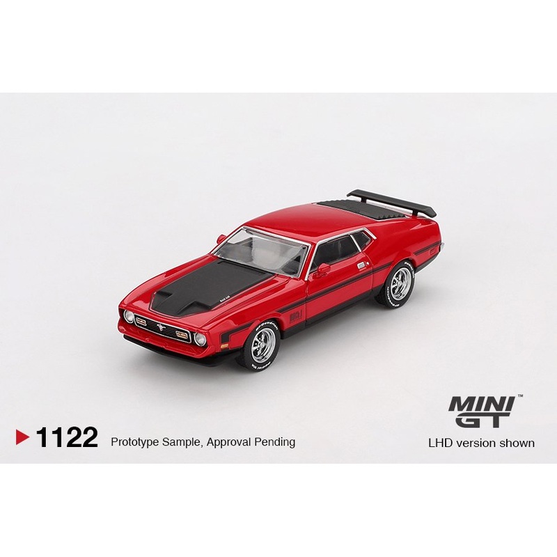 [ETA:  Feb 2026 ] Mini GT 1/64 Ford Mustang Mach1 1971 Race Red