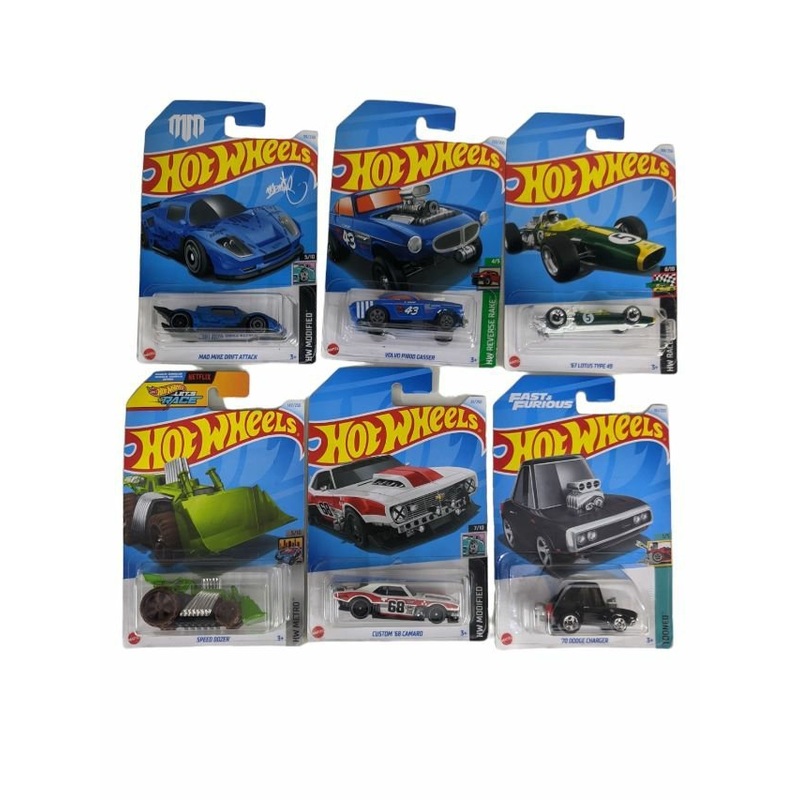EXCLUSIVE Hot Wheels indian Car Mainlines (179 Each) as set of six