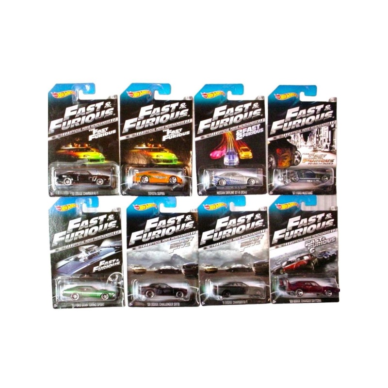 EXCLUSIVE Hotwheels Fast & Furious set of 8