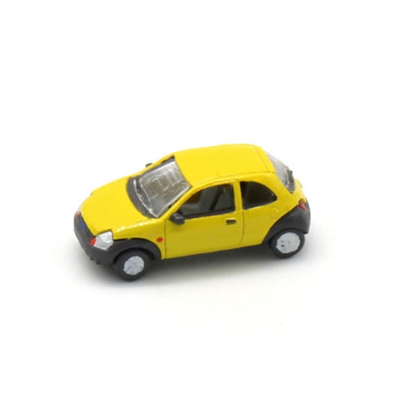 Finished model Ford Ka yellow