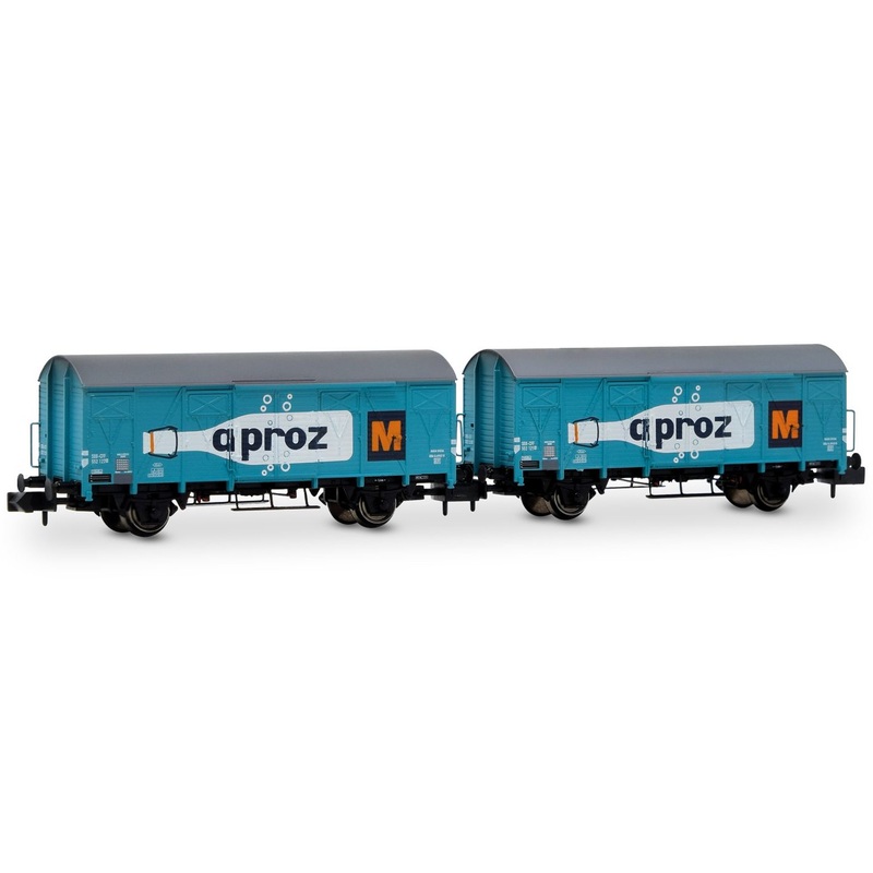 Freight car set covered freight cars K4 APROZ SBB Ep.III 2-part