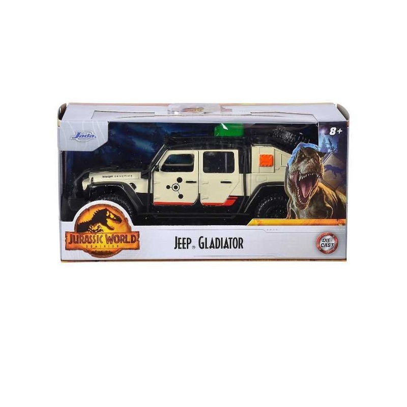 Jada Jurassic world jeep gladiator 1/43