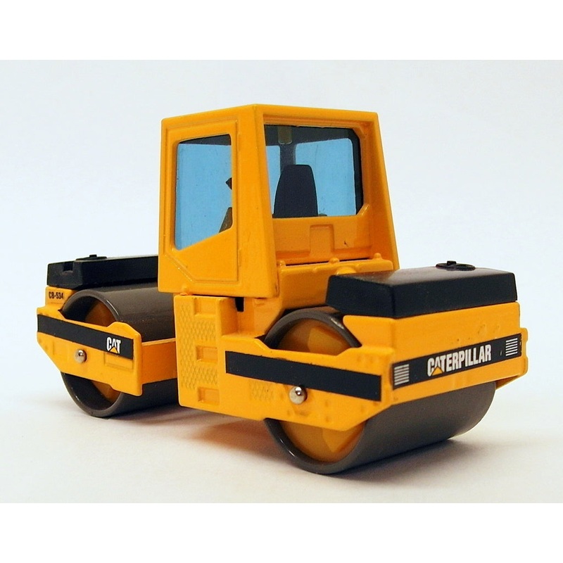 Joal 1/50 Scale Diecast 244 - CAT CB534 Vibratory Compactor with Cab