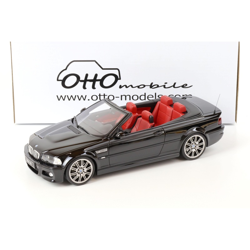 Otto 2004 BMW E46 M3 Cabriolet Black 1:18