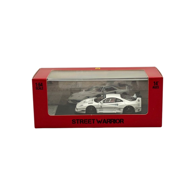 Street Warrior LBWK F40 Premium Diecast 1:64 Scale (With Acrylic Case)