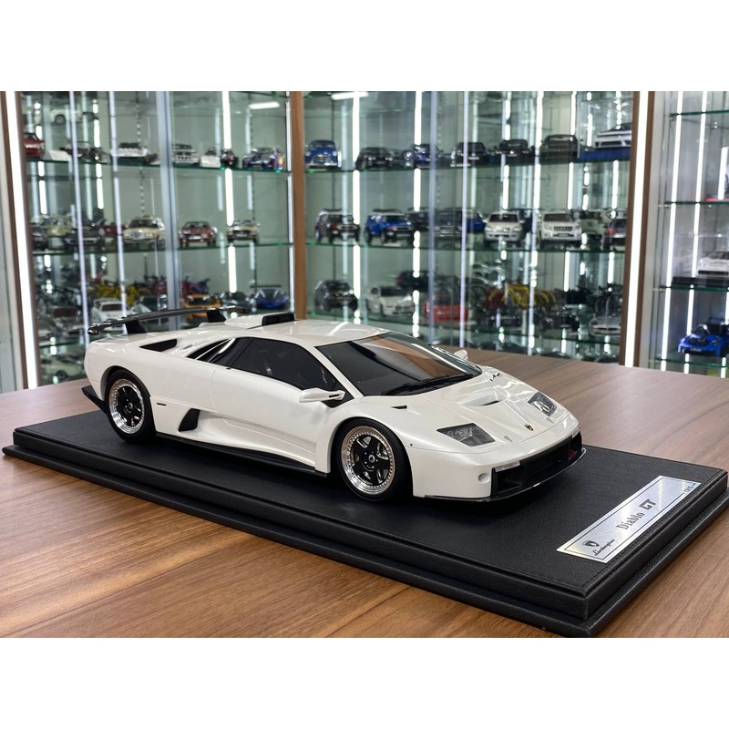 1/12 Resin Model - Lamborghini Diablo GT White by GL Models