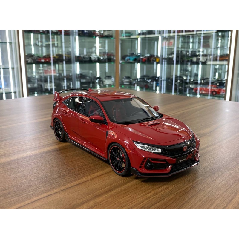 1/18 Resin Otto Mobile Honda Civic Type R GT (FK8) Red Limited 2500 pcs