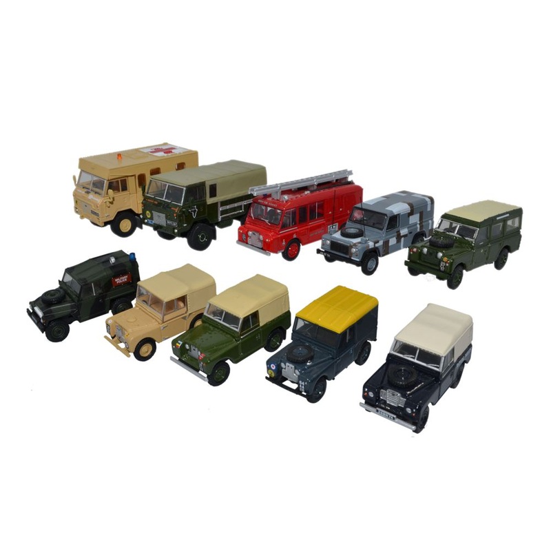 10 Piece Land Rover Military Set