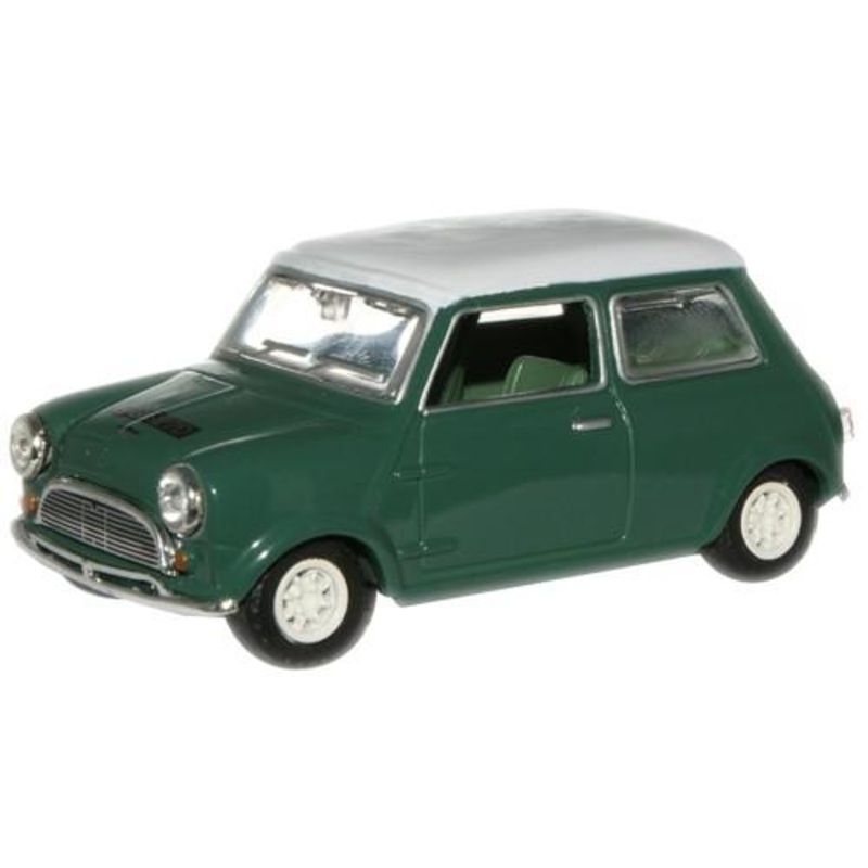 Almond Green/White Mini Car - 1:43 Scale