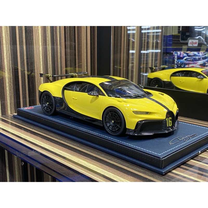 Bugatti Chiron Sport by MR Collection [1/18 Resin Yellow | 09 out of 99 ]