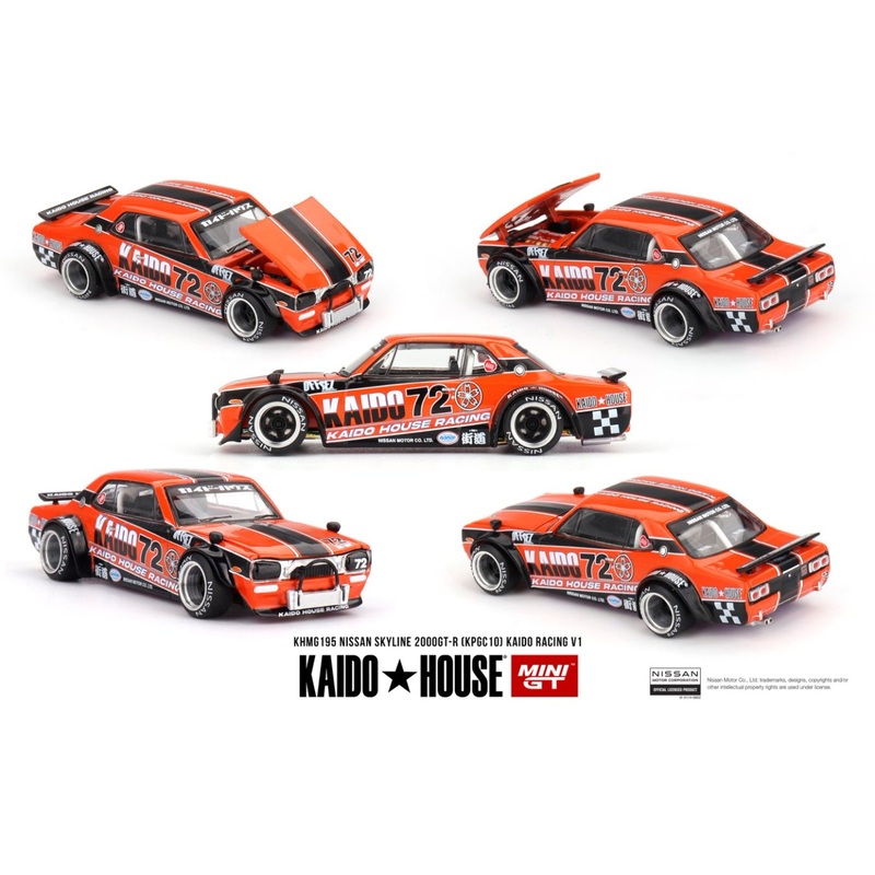[ETA:  Feb 2026 ] Mini GT x KaidoHouse 1/64 Nissan Skyline 2000GT-R (KPGC10) Kaido Racing V1
