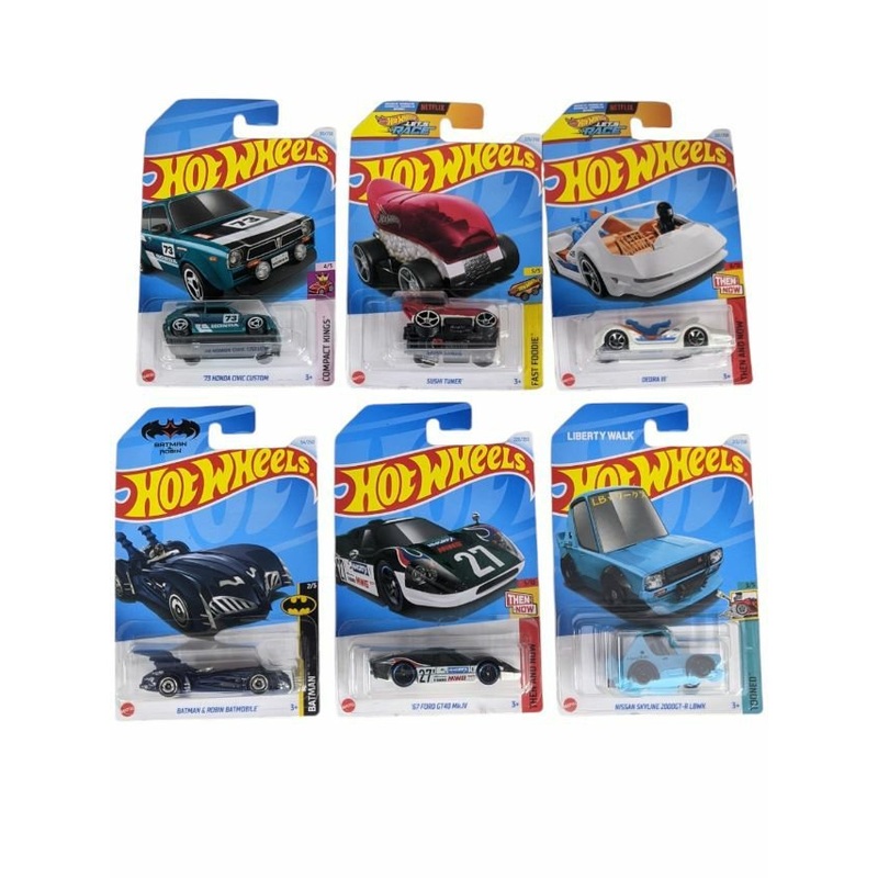 EXCLUSIVE Hot Wheels indian Car Mainlines (179 Each) as set of six nm 19