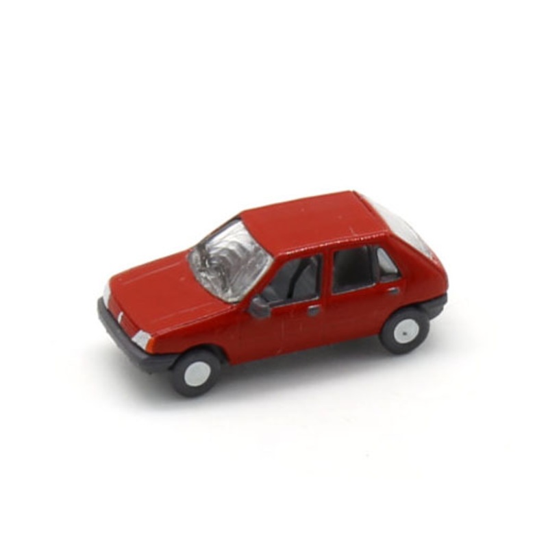 Finished model Peugeot 205 5-door red