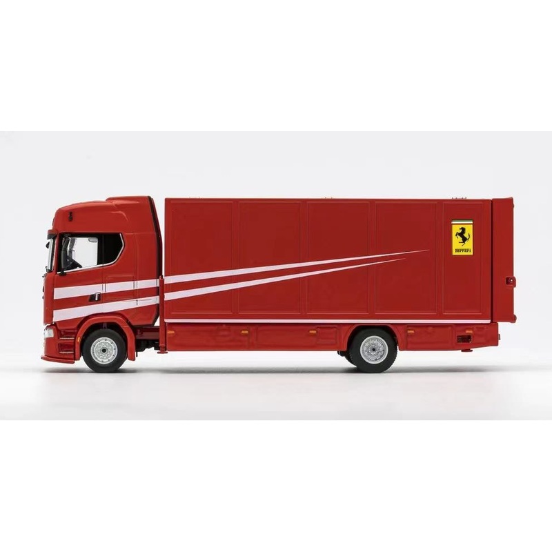 GCD 1/64 S730 Enclosed Double Deck Gull Wing Tow Truck - Ferrari