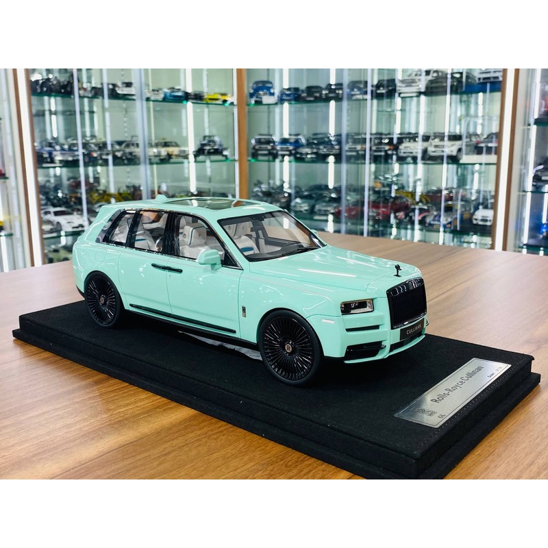 GL Models Rolls-Royce Cullinan - 1/18 Resin Model, Tiffany Green, Limited to 39 Pieces