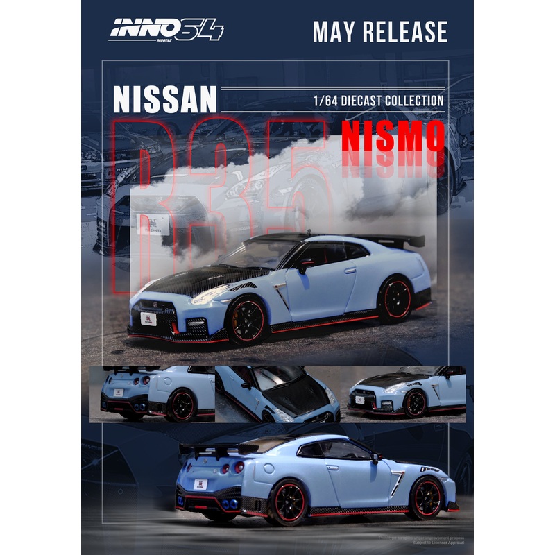 Inno64 1/64 NISSAN GT-R (R35) NISMO SPECIAL EDITION 2022 Stealth Gray