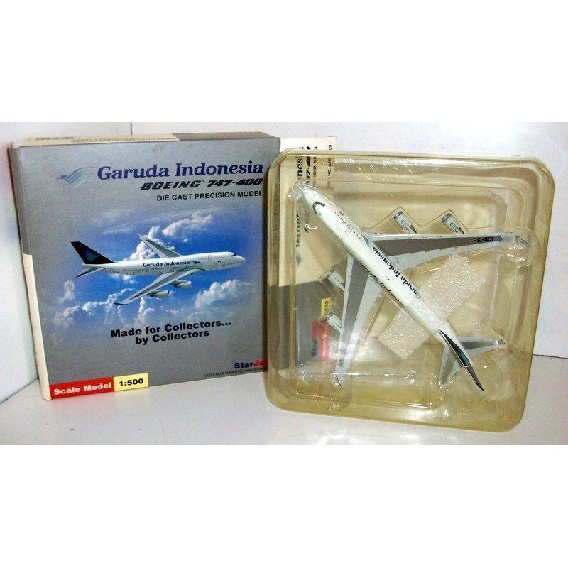 Schuco 1/500 Scale SJGIA009 Boeing 747-400 Garuda Indonesia PK-GSI