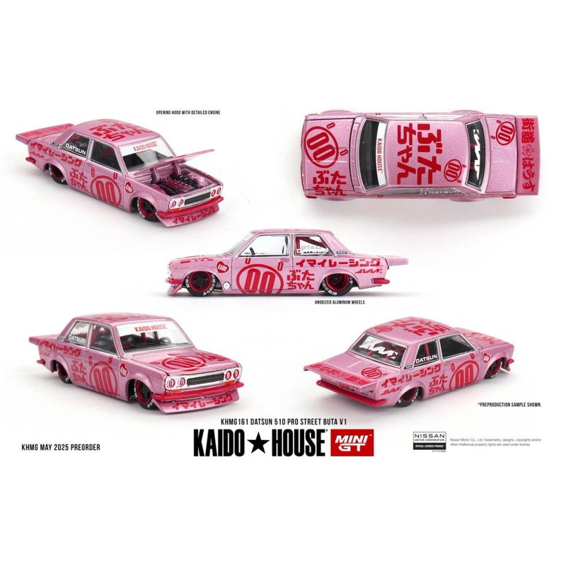 [ETA:  Feb 2026 ] Mini GT x KaidoHouse 1/64 Datsun 510 Pro Street Buta V1