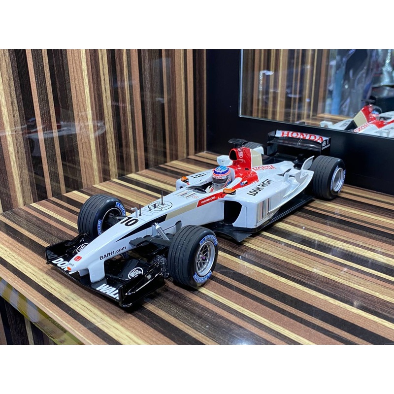 Honda B-A-R Presentation #10 T. sato 200 by Minichamps [1/18 Diecast White & Red]