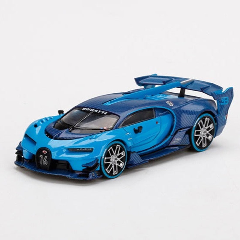 Mini GT 1:64 Mijo Bugatti Vision Gran Turismo Blue ***in clamshell blisters***