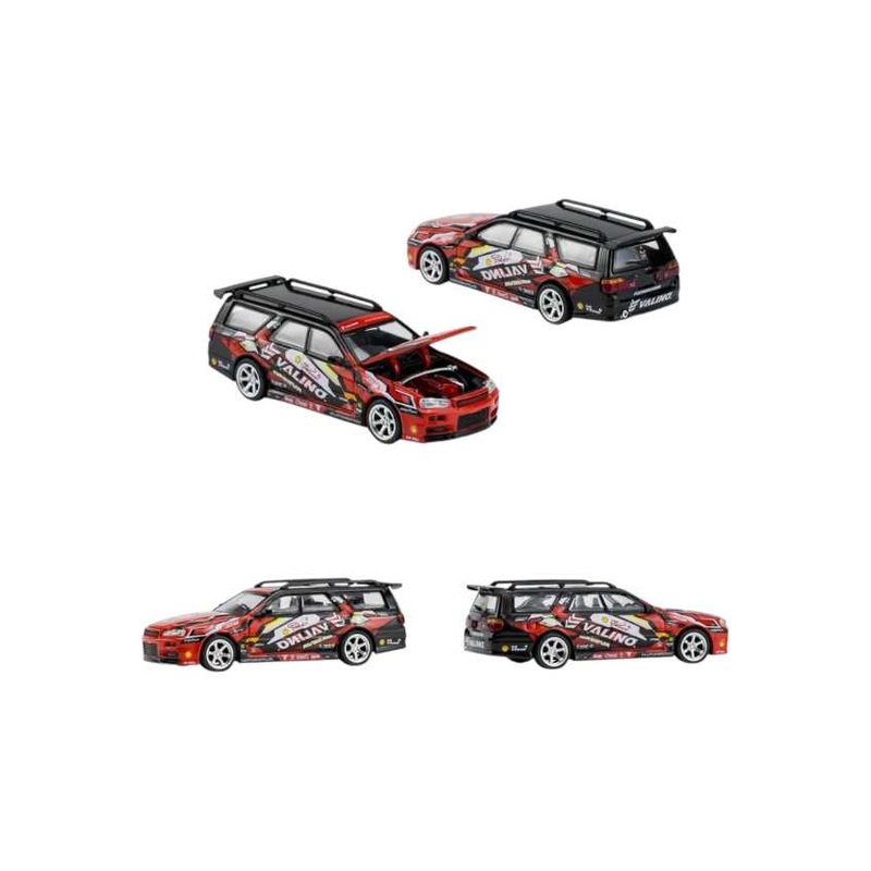 Pop Race PR64-38 Shell Valino Stagea R34 Pluto Mok Driftage34
