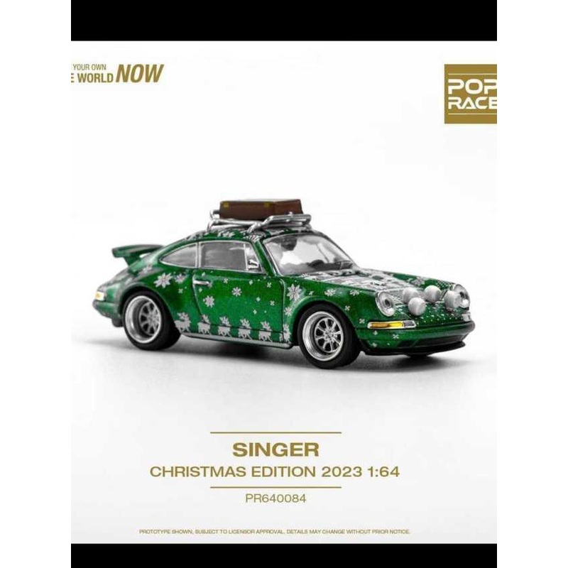 Pop race pr64-84 singer Christmas 1:64 scale