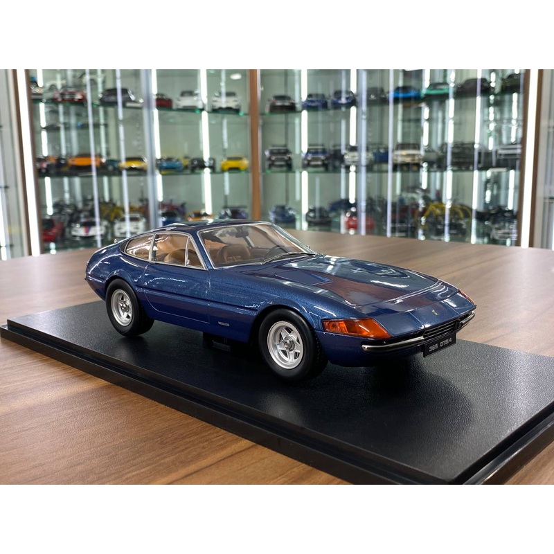 1/18 Diecast  KK Scale Ferrari 356 GTB/4 1971 in Blue