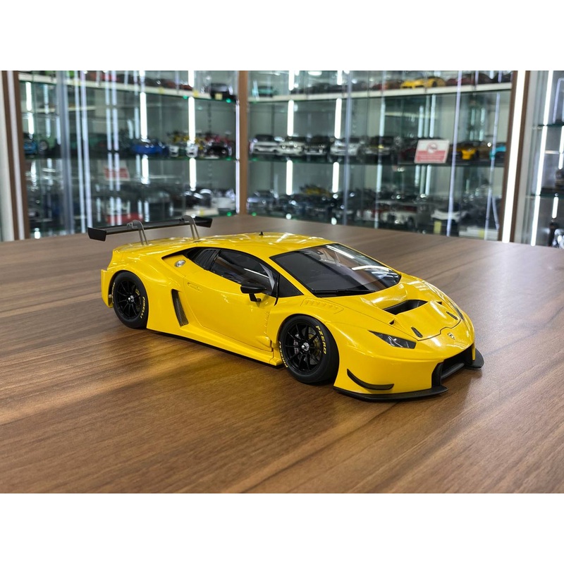1/18 Diecast Lamborghini Huracan GT3 Yellow AUTOart Scale Model Car