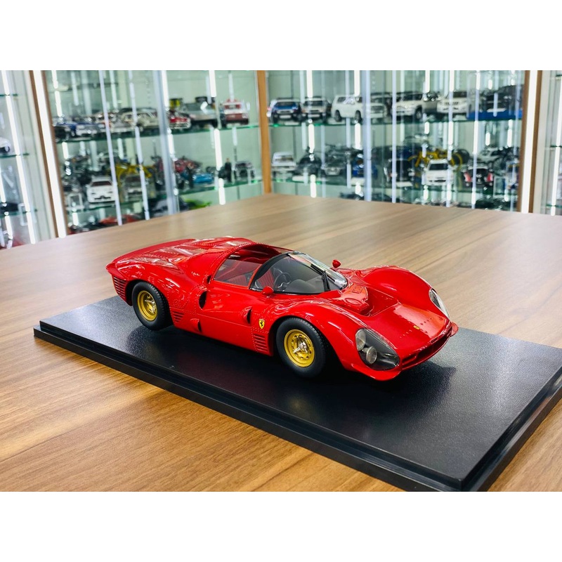 1/18 Resin Model - Werk83 Ferrari 330 P3 Spyder in Red (Not Opening)