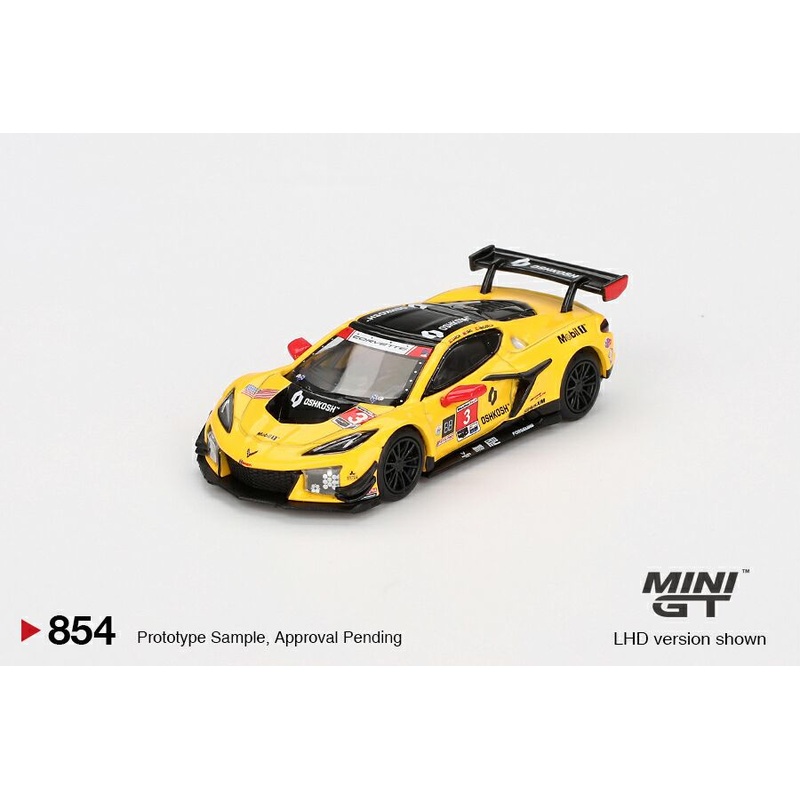 Mini GT 1/64 Chevrolet Corvette Z06 GT3.R  #3 Corvette Racing by Pratt Miller Motorsports  2024 IMSA Daytona 24 Hrs