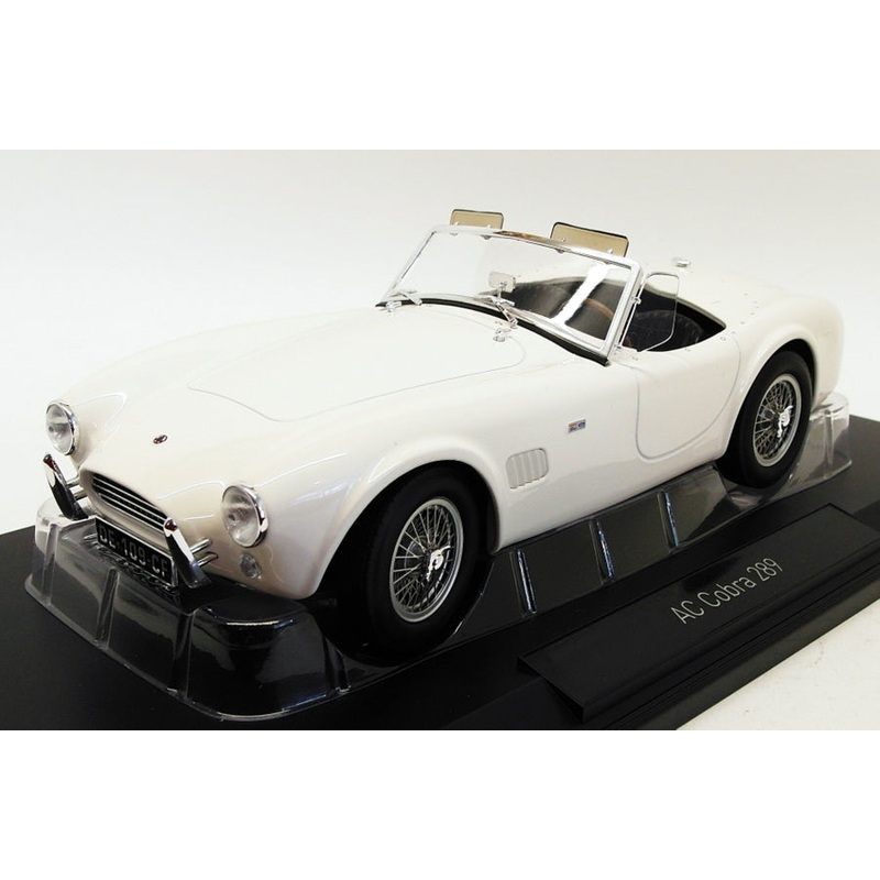Norev 1/18 Scale Model Car 182752 - 1963 AC Cobra 289 - White