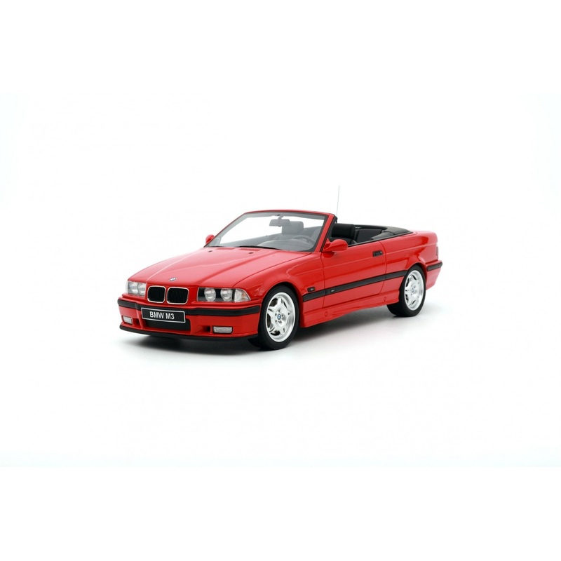 Otto 1995 BMW E36 M3 Cabriolet Bright Red 1:18